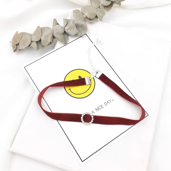 Brand New Red Wine Col Choker - Picture 4 of 4